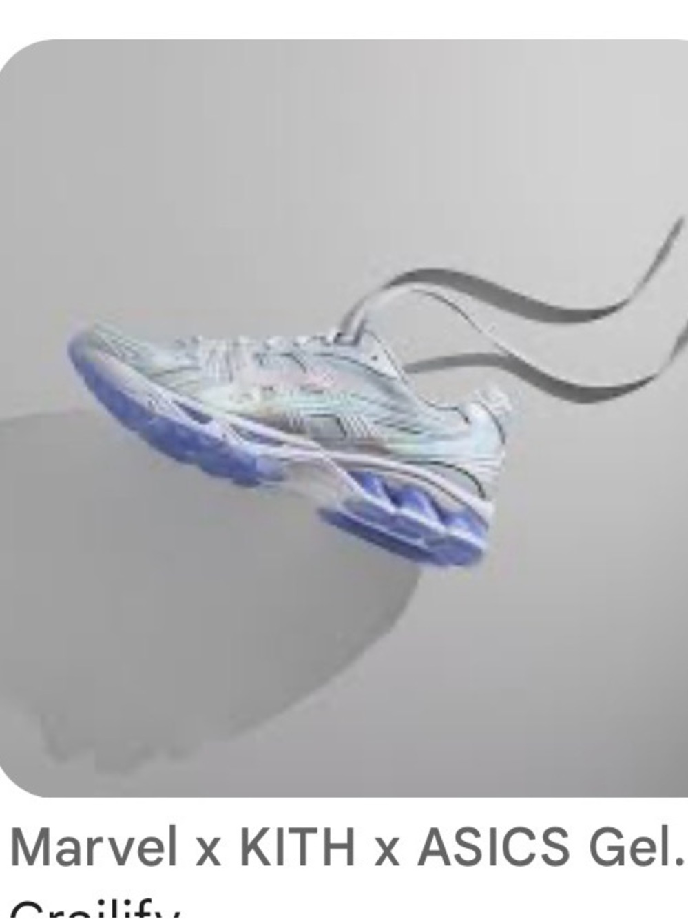 KITH x MARVEL women’s 6.5 men’s 5 asics gel KAYANO - Picture 8 of 8